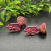 Pink Earrings Radha Krishna ji For Women And Girls - Image 3