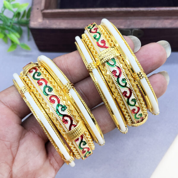 Jaipuri Brass Metal Bangles